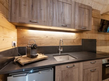 Cuisine équipée - Lodge romantique - Les Jolis Chalets