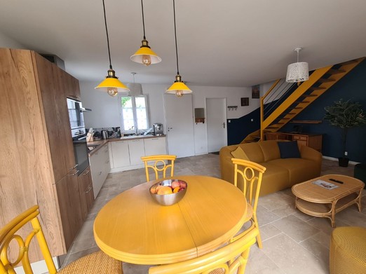 Maison de vacances "La Clairière" avec un jardinet et un garage pour 6 personnes, à St Trojan Les Bains, sur l'ile d'Oléron, en Charente maritime.