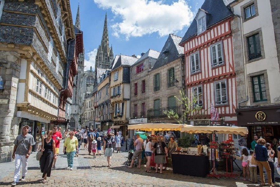 Quimper, ses ruelles, sa cathédrale