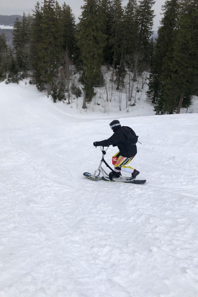 SCOOT TROT A LA FAUCILLE