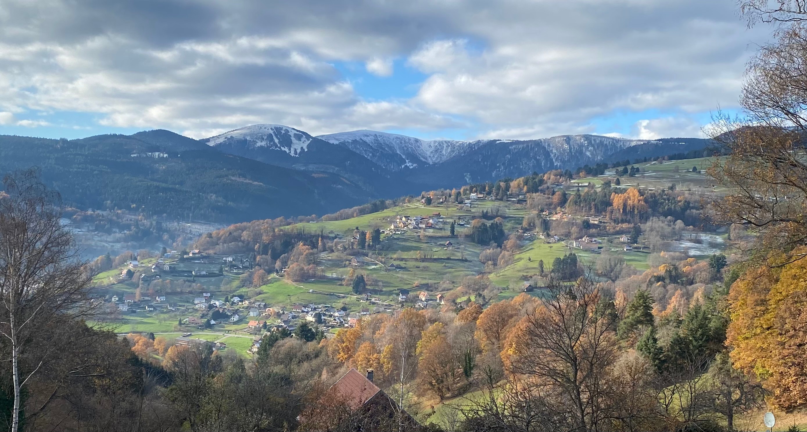 Le village fin d’automne