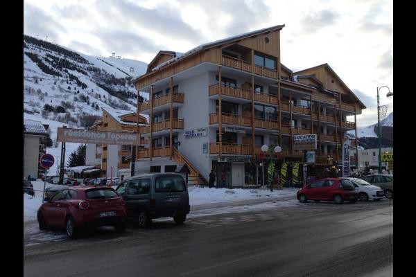 Vue hiver de la résidence