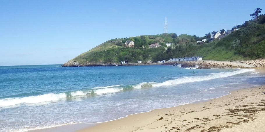La plage de La Potinière à Carteret