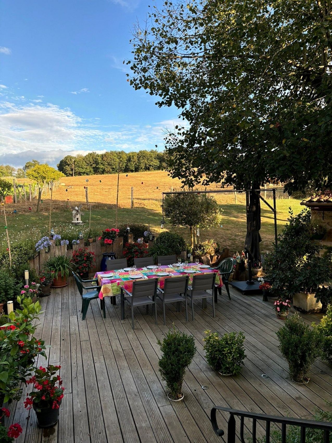 Espace table d'hôtes