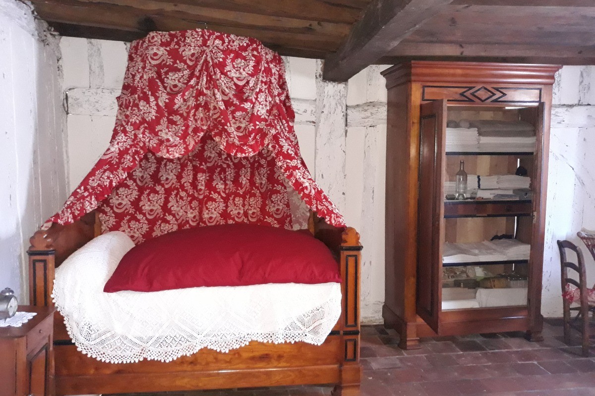Une chambre de la maison de maître