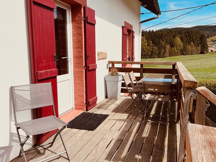 Salon de jardin sur le balcon