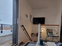 escalier vu du canapéé