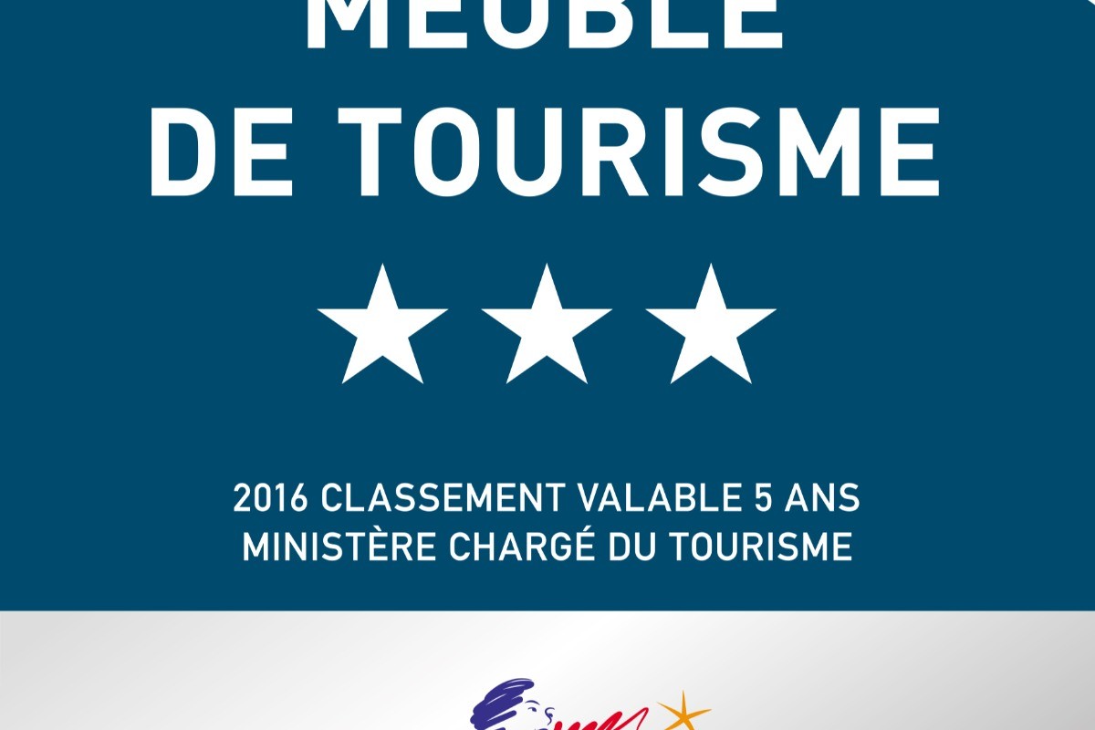 Meublé de tourisme 3 étoiles