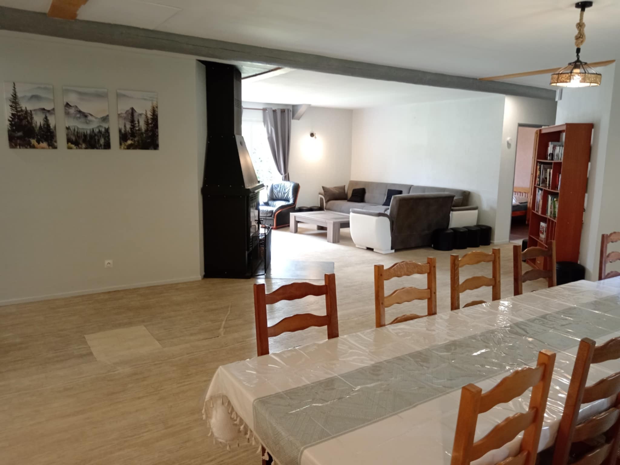 Salon/ séjour - Gîte la Saboterie à Gérardmer