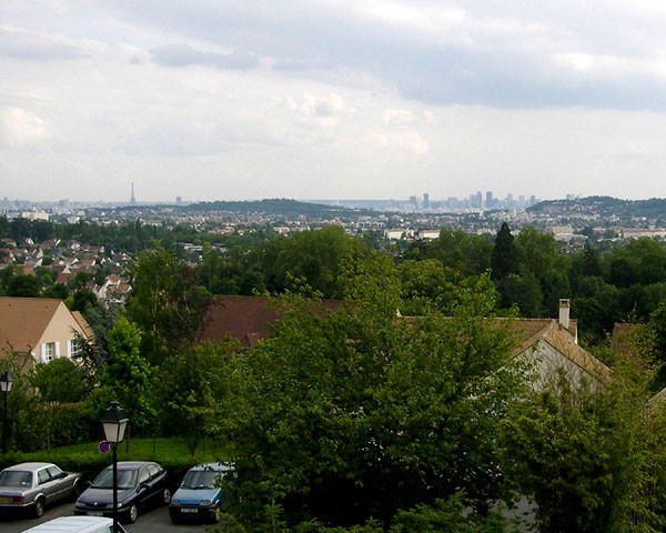 Vue panoramique sur Paris (Tour Eiffel, Montmartre, La Défense...)