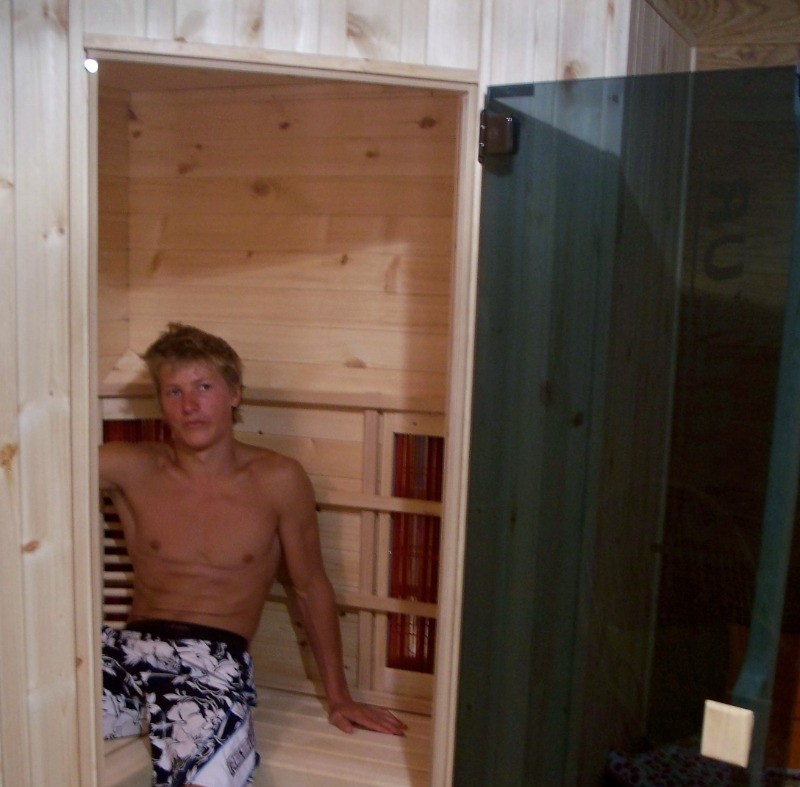 Sauna au sous-sol