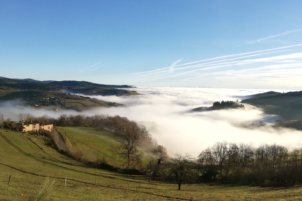 Brouillard dans la vallée