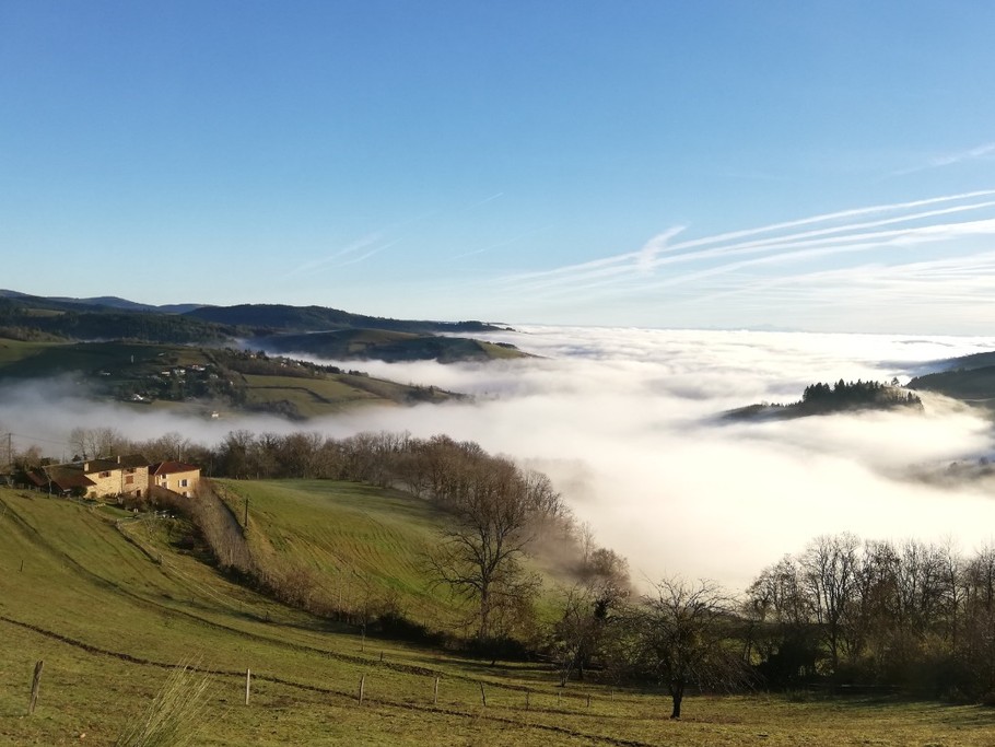 Brouillard dans la vallée