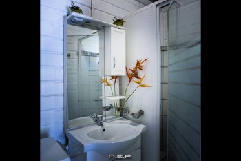 The shower room