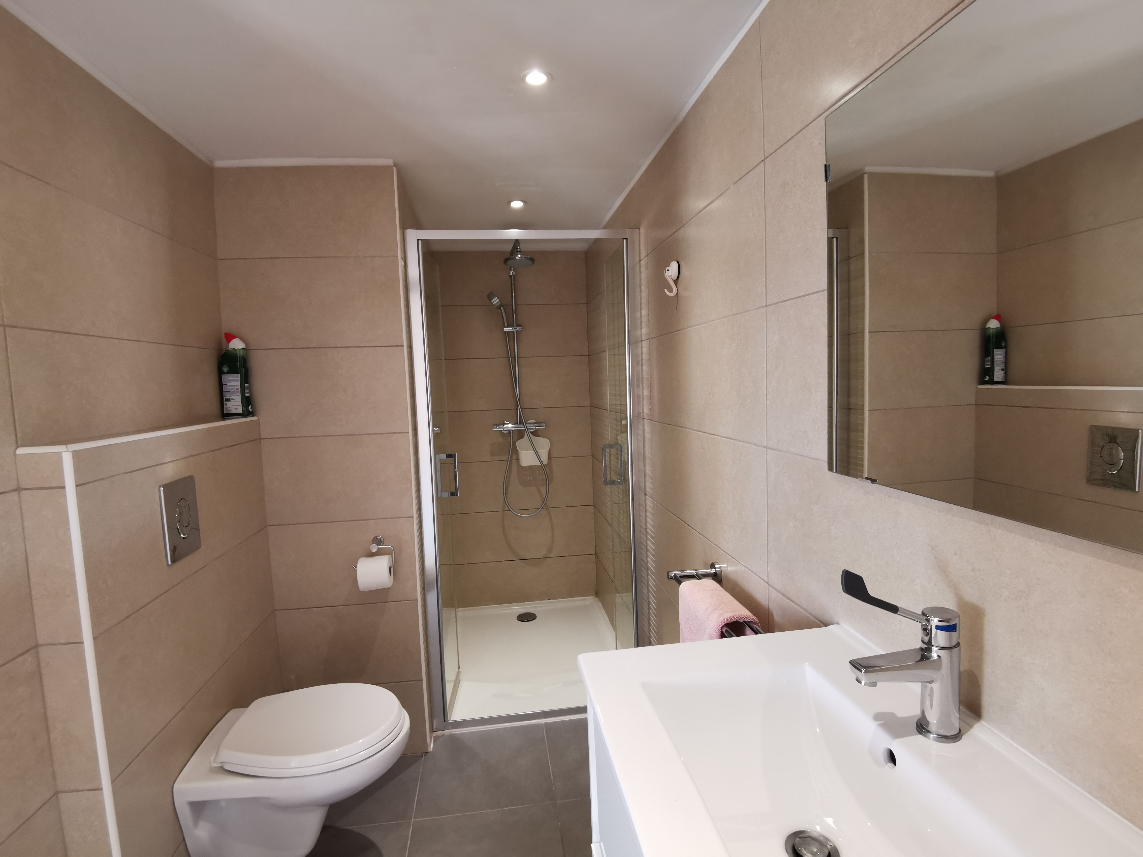 Salle d'eau avec WC