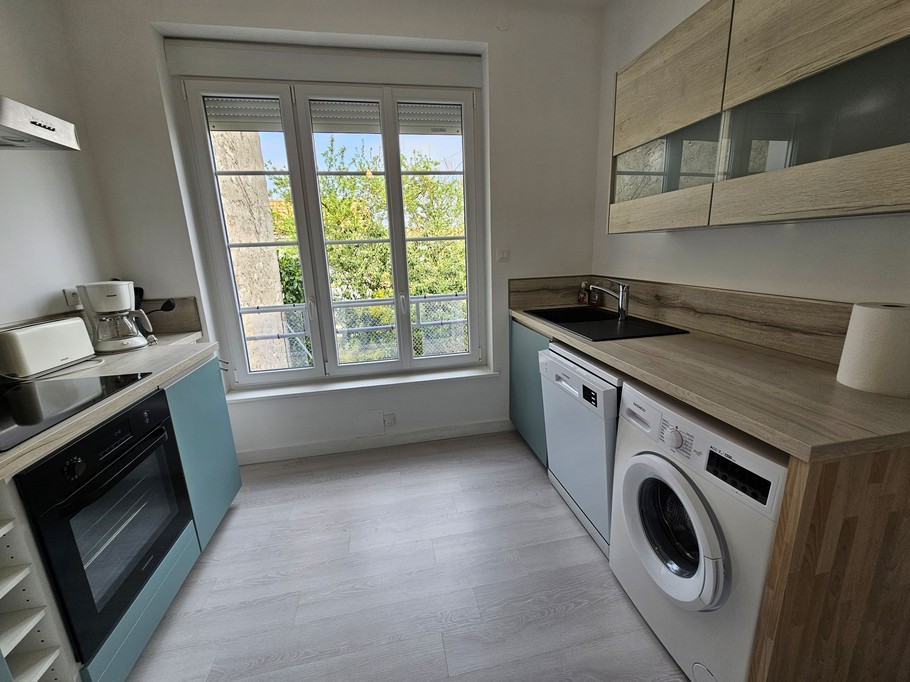 La Cuisine, Appartement lumineux et au calme pour 4 personnes à Royan en Charente maritime