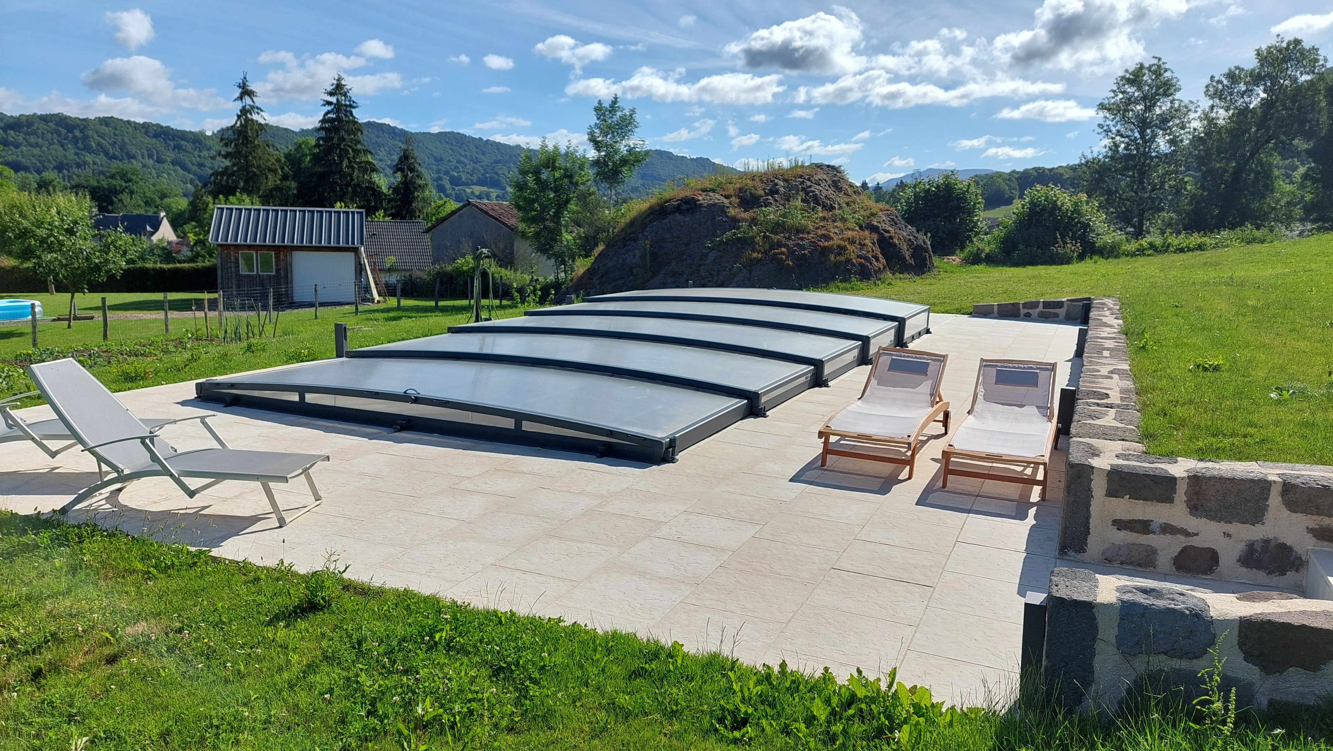 Swimming pool and view