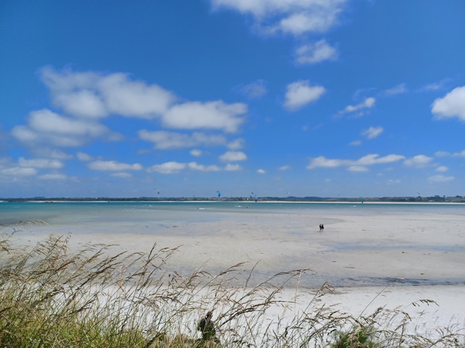 La baie de Goulven à marée basse