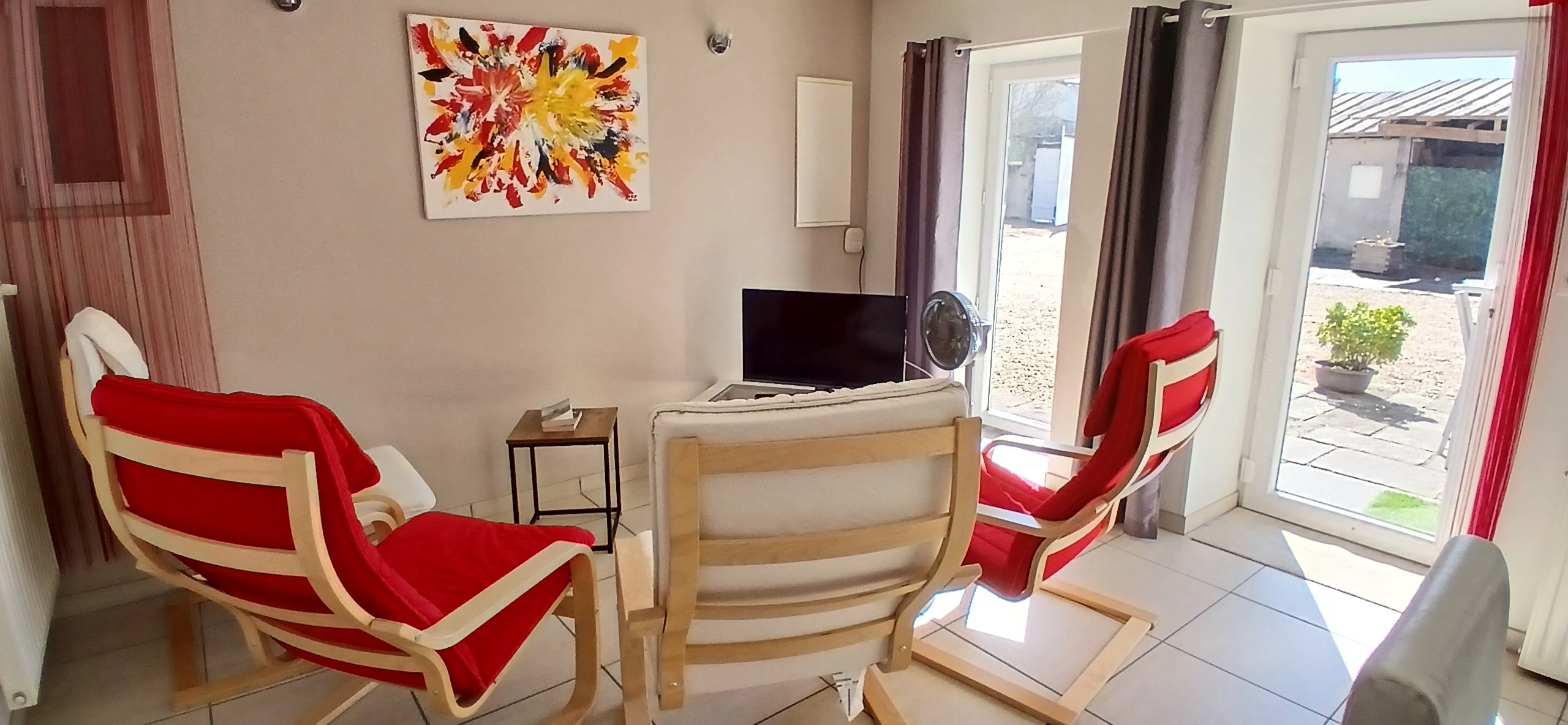 La Demeure d'Esli, Davayat : The living room