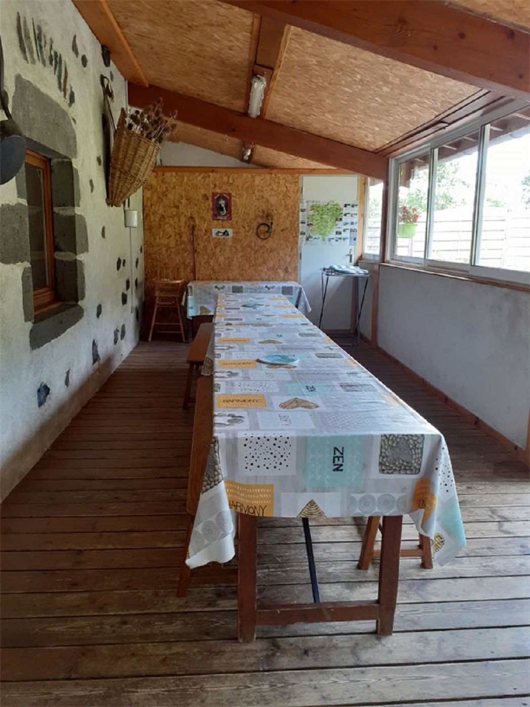 Gîte "Mont Carmel" : The veranda