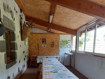 Gîte "Mont Carmel" : The veranda