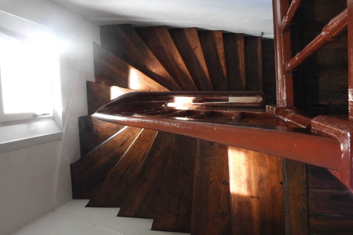 La cage d'escalier