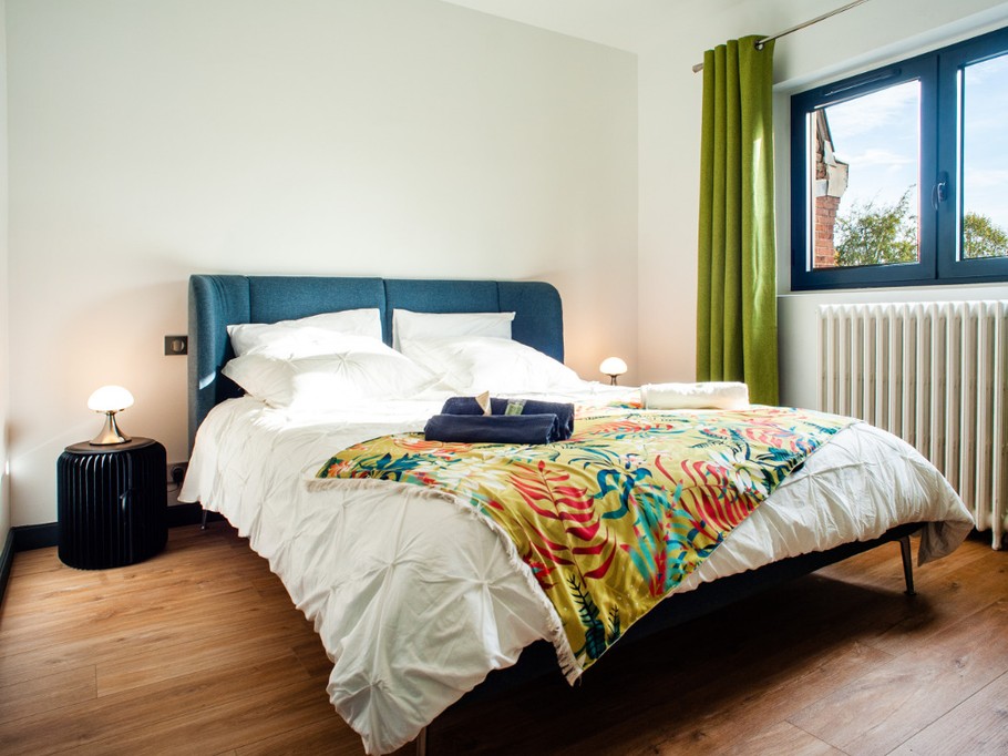 Ti Laouen, Clévacances, bedroom 1st floor bed 160