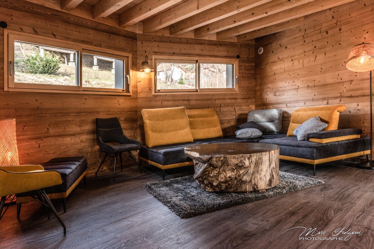 Espace salon - Chalet le Pourquoi Pas