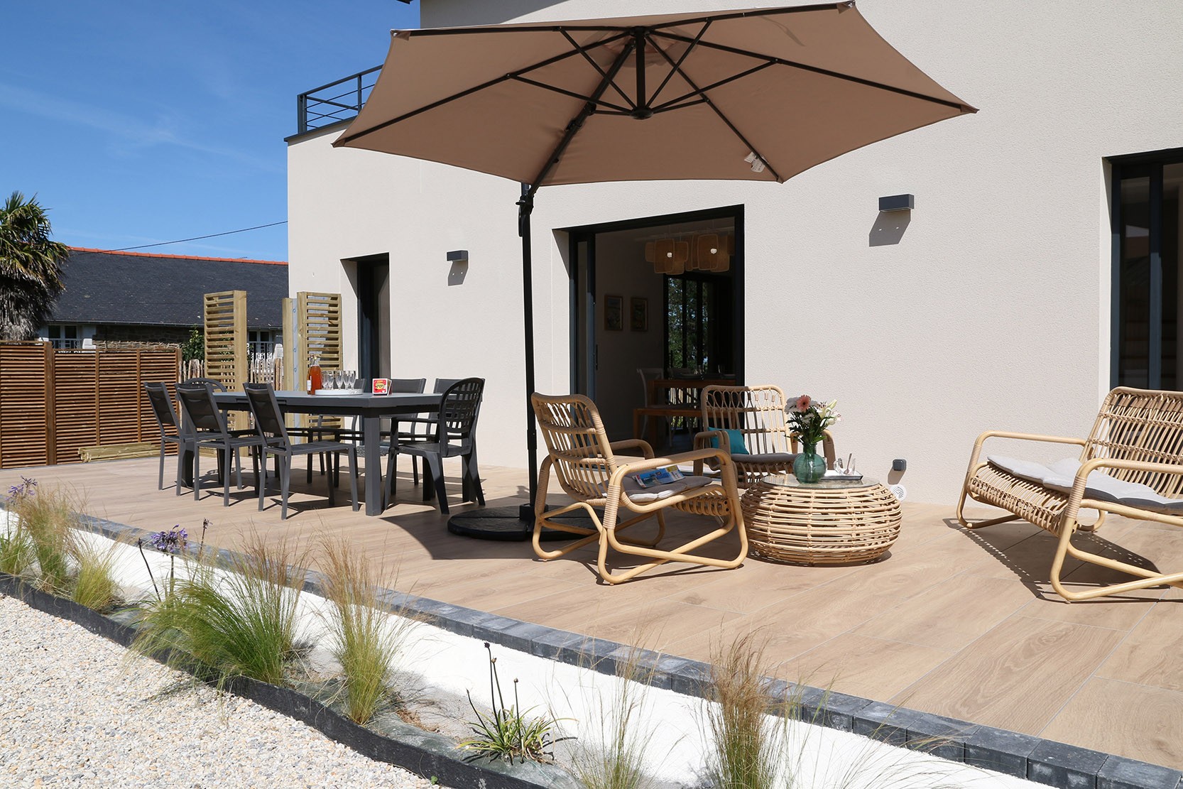 Terrasse exposée sud