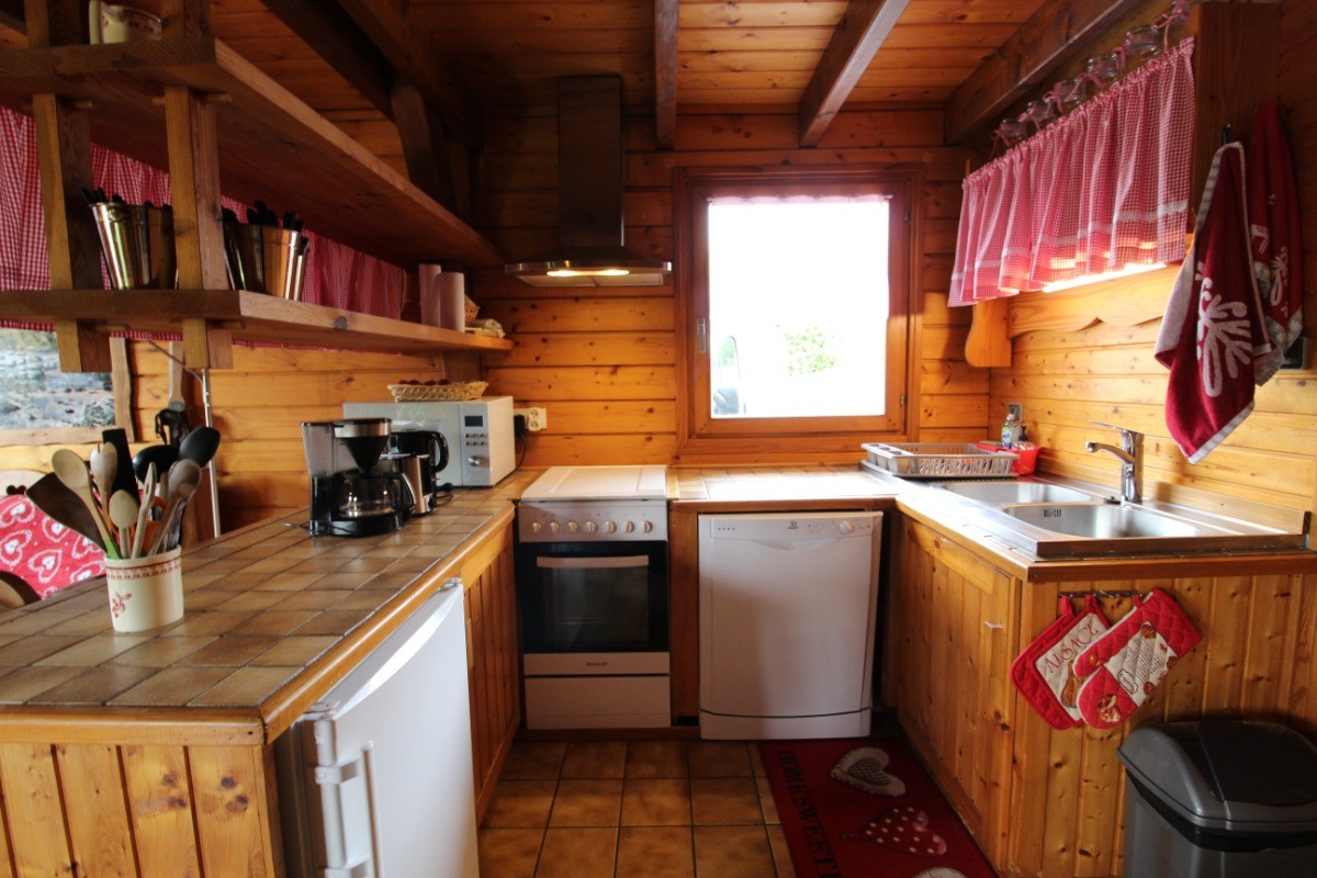 Cuisine ouverte sur salon/séjour - Chalet du Sotré Xonrupt-Longemer Vosges