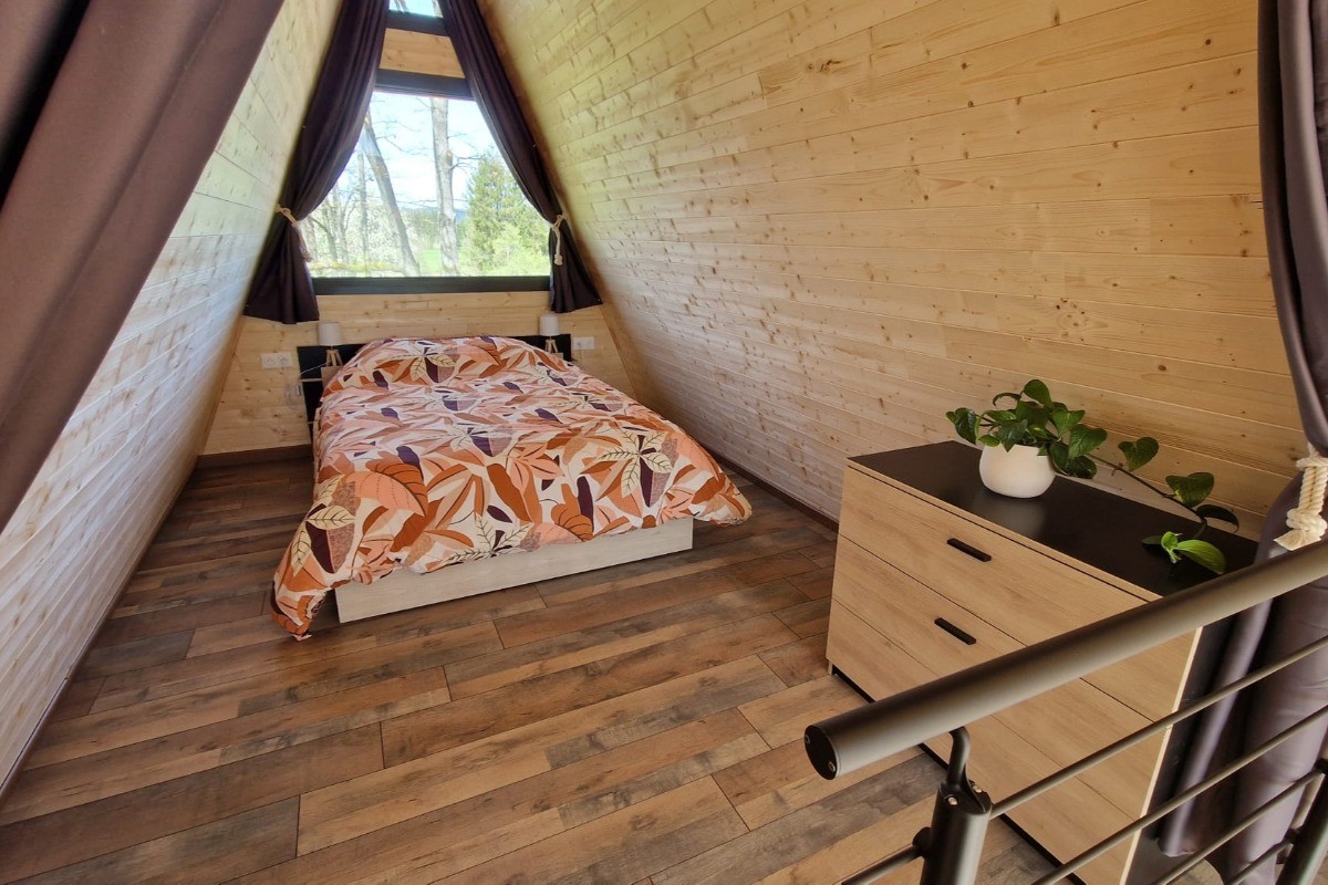 Chalet Renard - Chambre sur la mezzanine