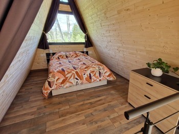 Chalet Renard - Chambre sur la mezzanine