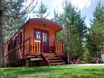 Roulotte LE BRETON pour 4 personnes, Défi Planet, à Dienné, Vienne