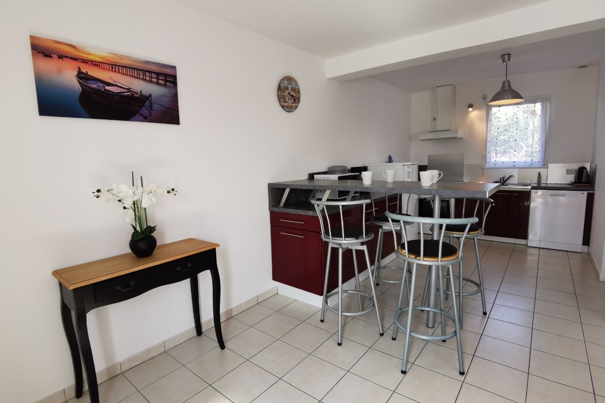 espace cuisine toute équipée