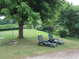 Espace extérieur devant le gite