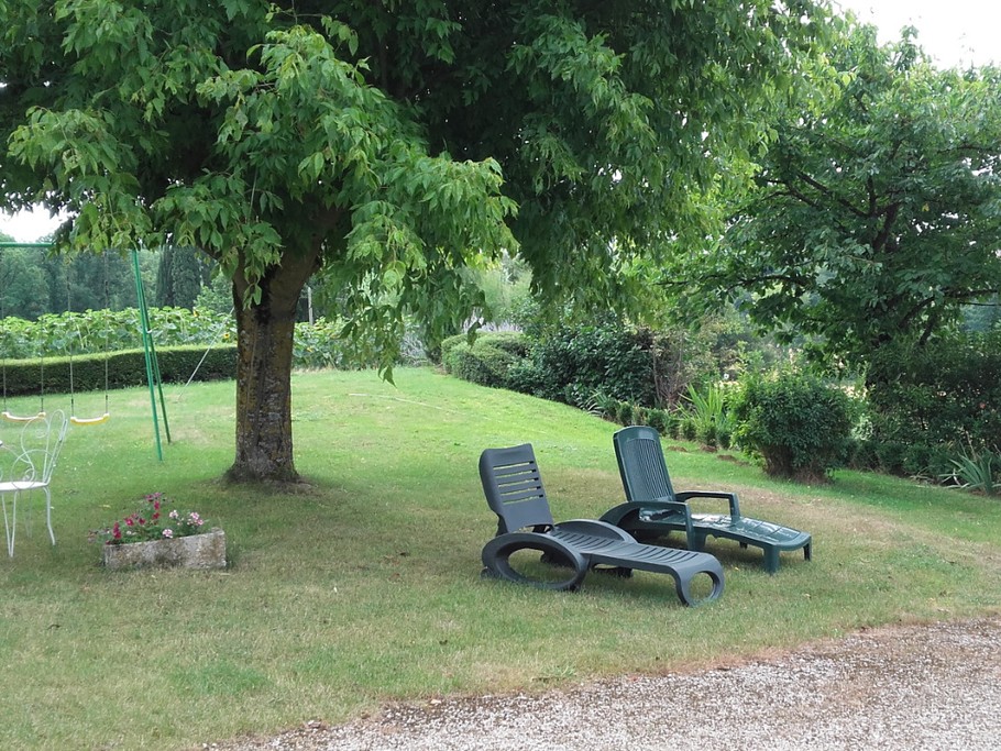 Espace extérieur devant le gite