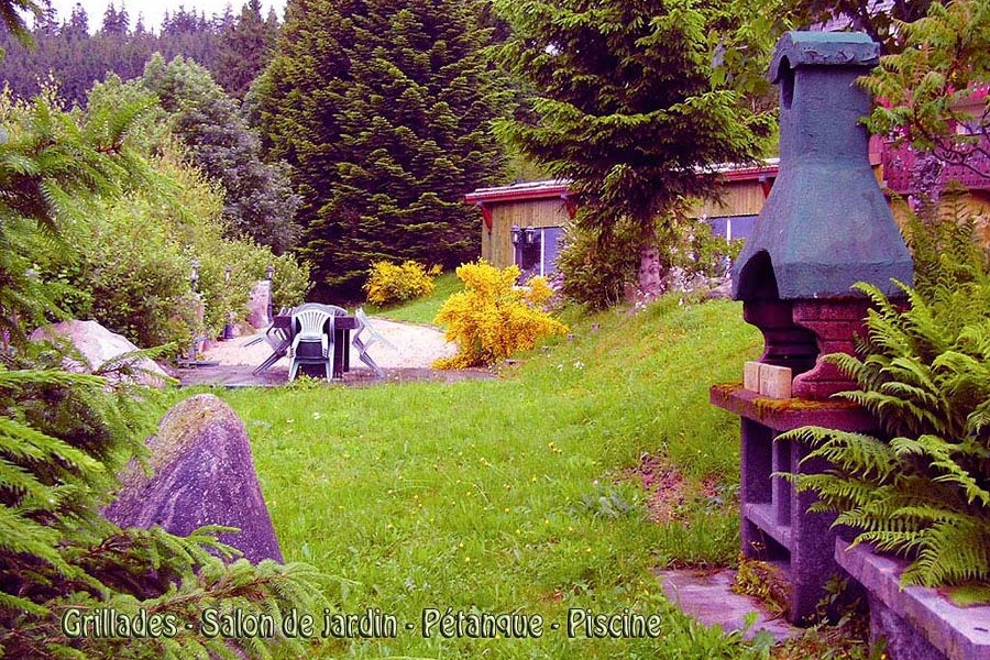 Grillades, Salon de jardin, Pétanque, Piscine