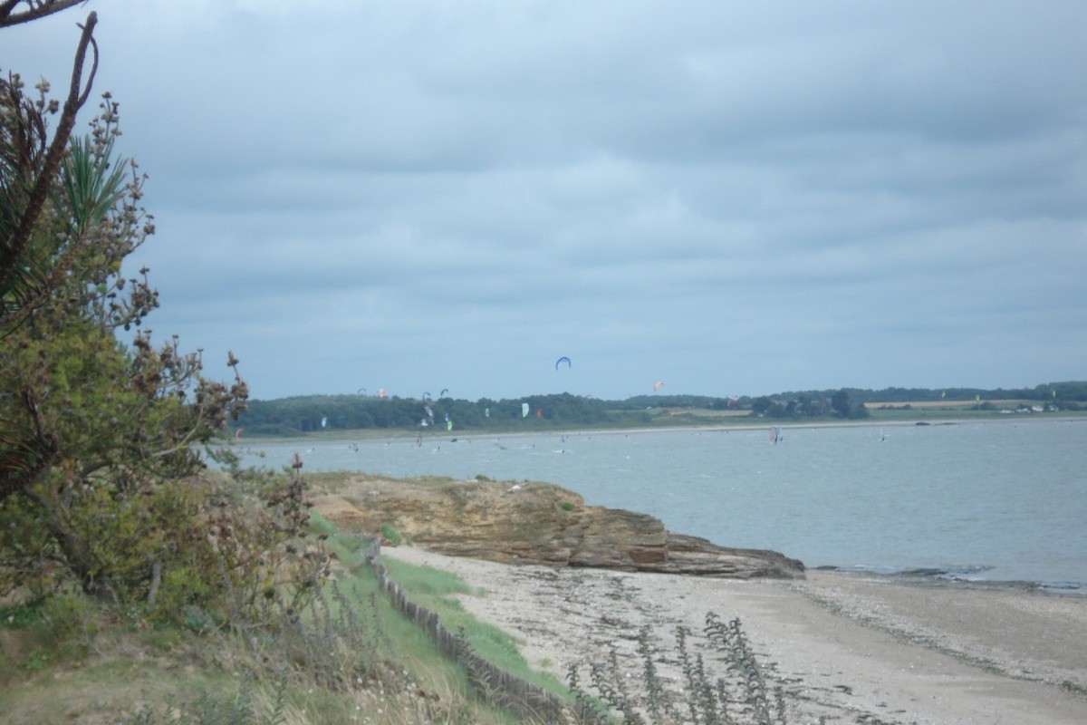 Baie de Pont Mahé, le spot de kite-surf,