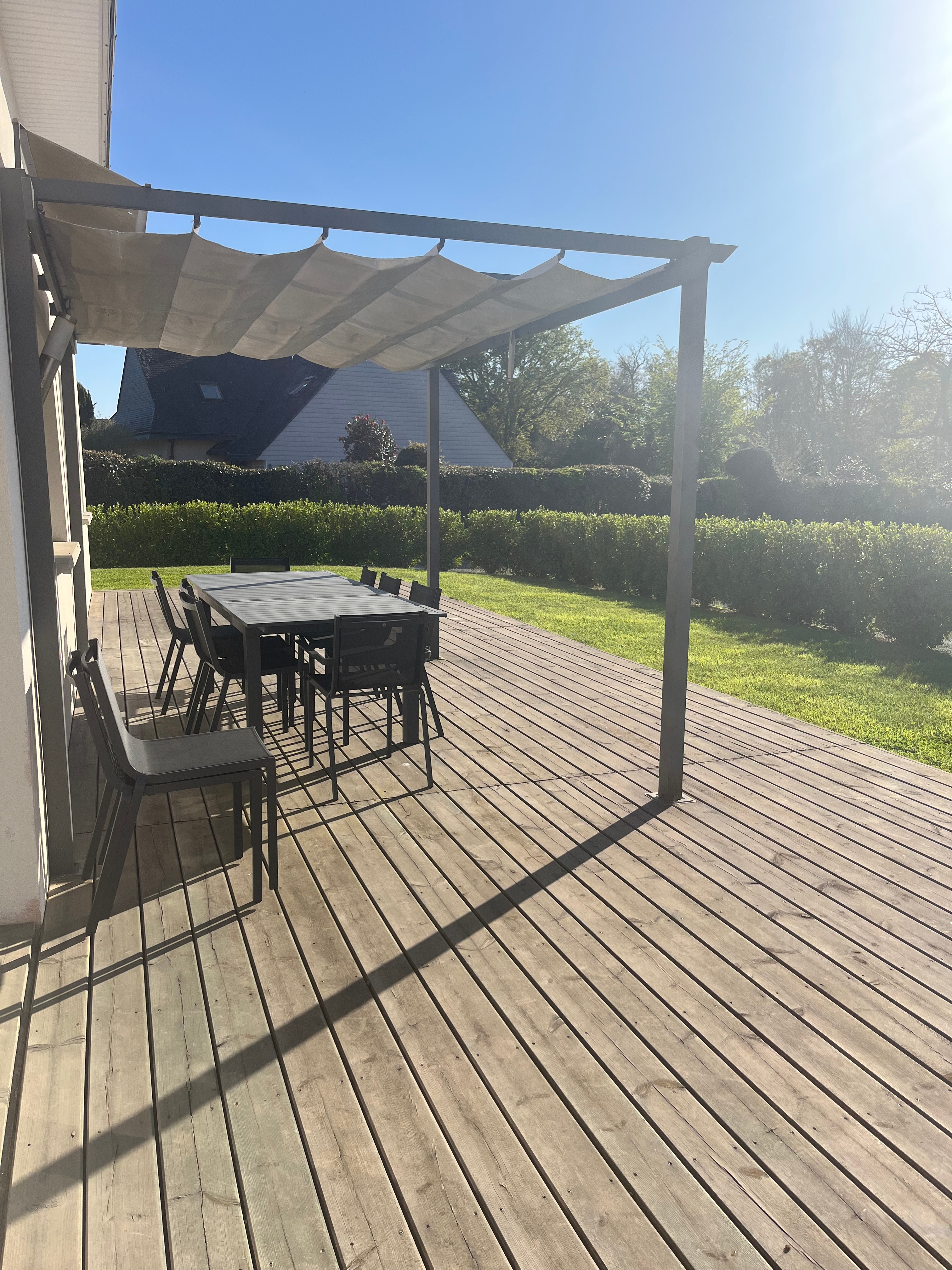 Terrasse côté ouest