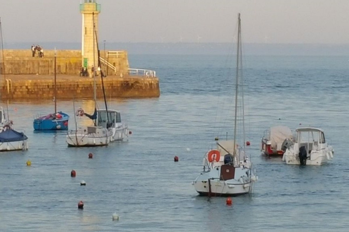 Vue de la location Avant port de Binic