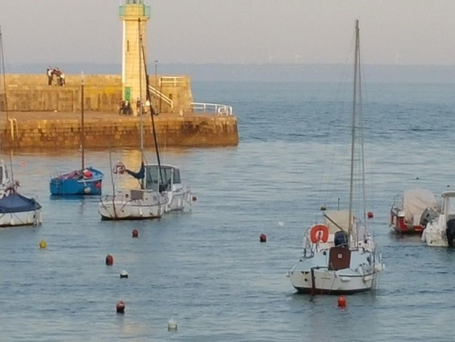 Vue de la location Avant port de Binic