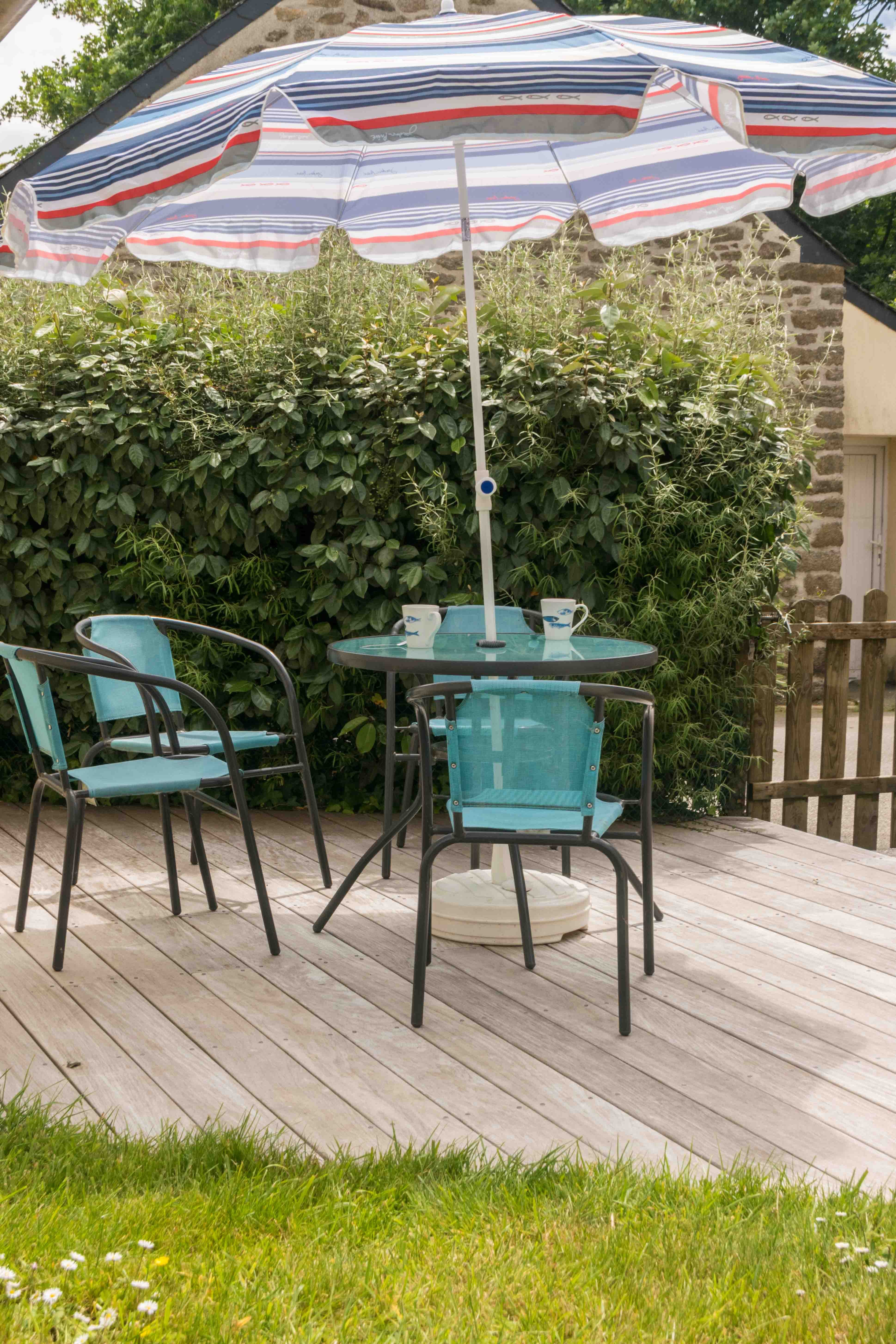 terrasse et jardin