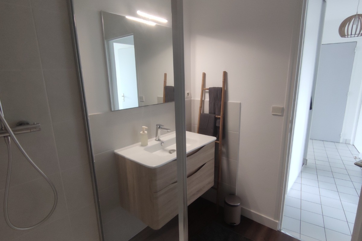 salle de bain ( serviettes fournies avec supplément)