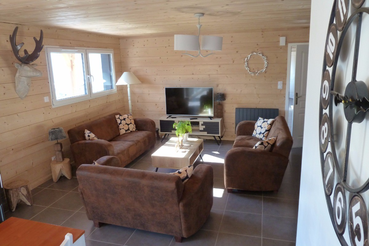 Salon - Chalet les Biches Emma - Gérardmer Vosges