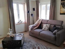 Salon avec canape convertible