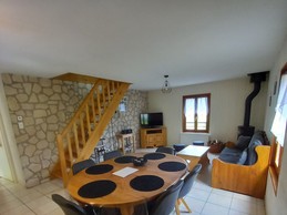 Living room - Gîte les azalées