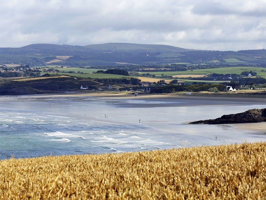 Plage de Sainte-Anne vue du GR 34