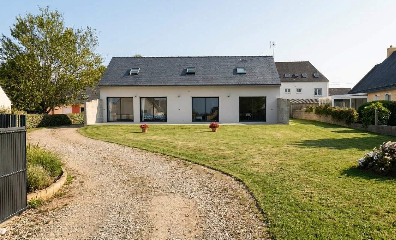 House with a 1,600 m² garden