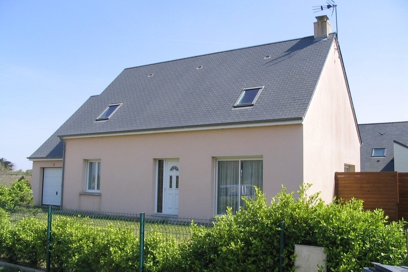 La maison vue de facevant