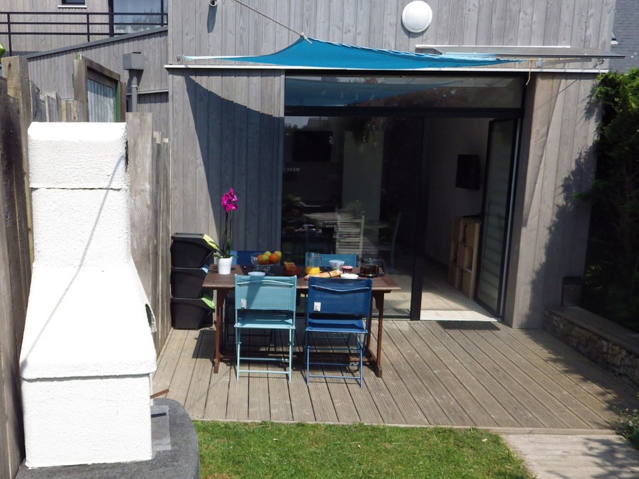 Extérieur : Terrasse et barbecue